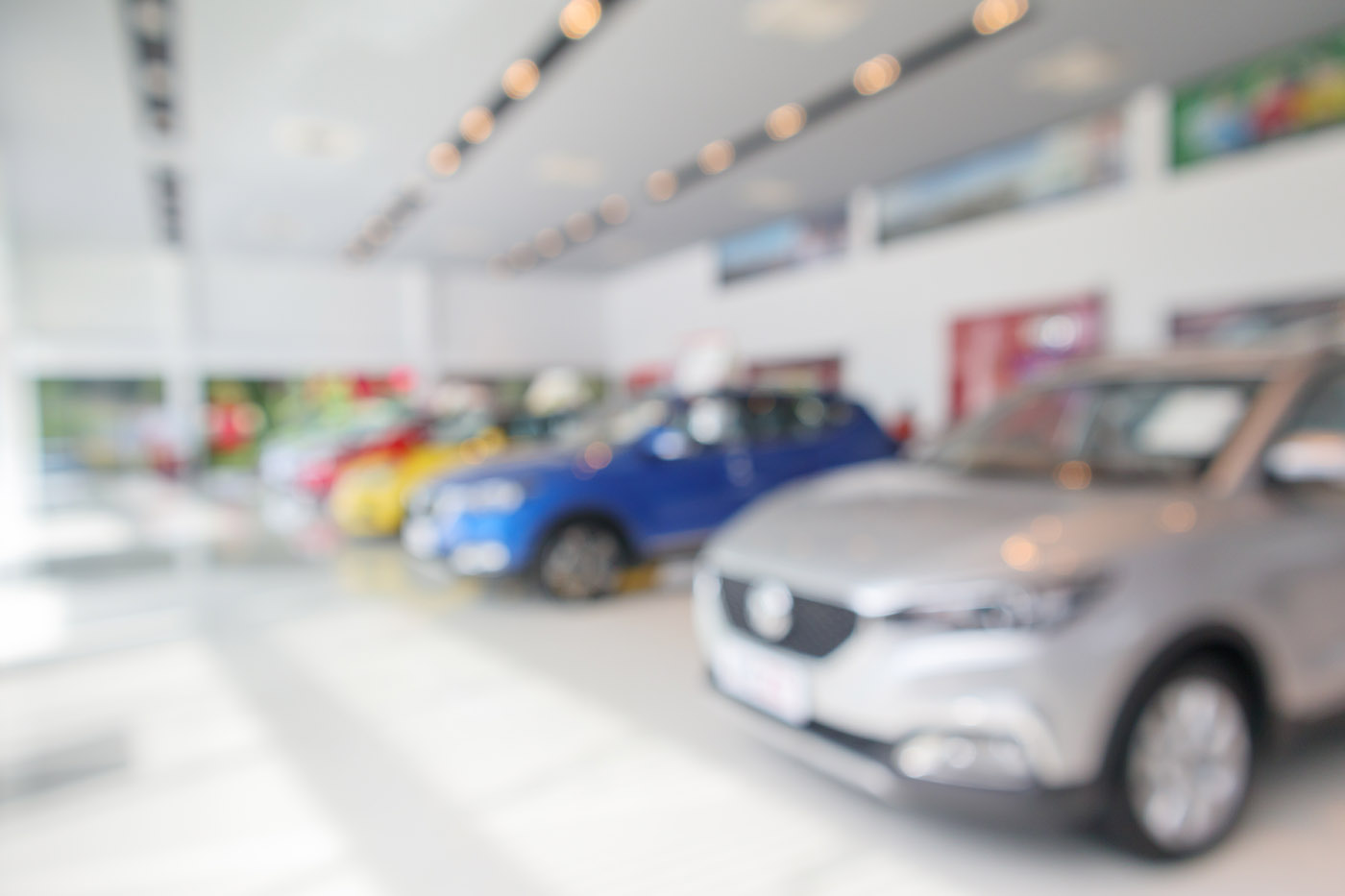 Blurred image of cars